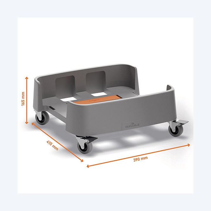 Carrello quadrato per bidoni DURABIN da — 104943 | Ecotempo