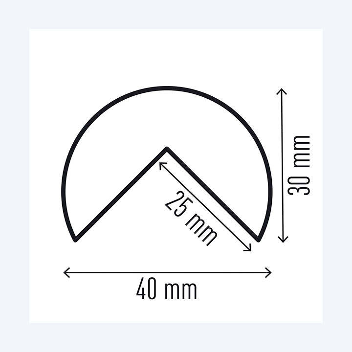 Profilo paracolpi C25R magnetico per — 104947 | Ecotempo