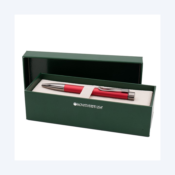 Penna sfera Ritma punta M fusto rosso Monteverde | Ecotempo
