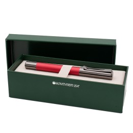 Penna roller Ritma punta M fusto rosso Monteverde | Ecotempo