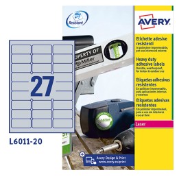 Etichette adesive L6011 in poliestere — 104997 | Ecotempo