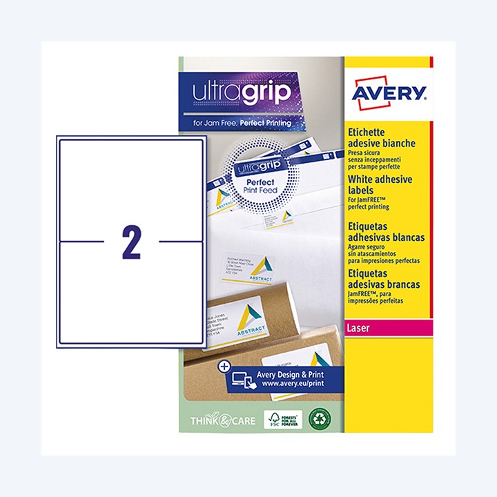 AVERY Etichette adesive L7168 in carta — 105000 | Ecotempo