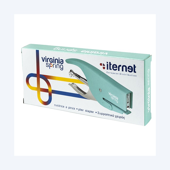 Cucitrice a pinza Virginia spring azzurro Iternet | Ecotempo