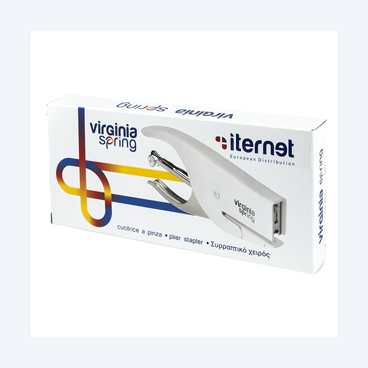 Cucitrice a pinza Virginia spring bianco Iternet | Ecotempo