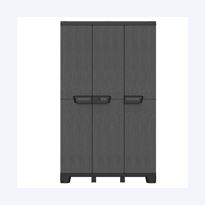 Armadio CAB102A ardesia 3 ante 102 x 39 — 105032 | Ecotempo