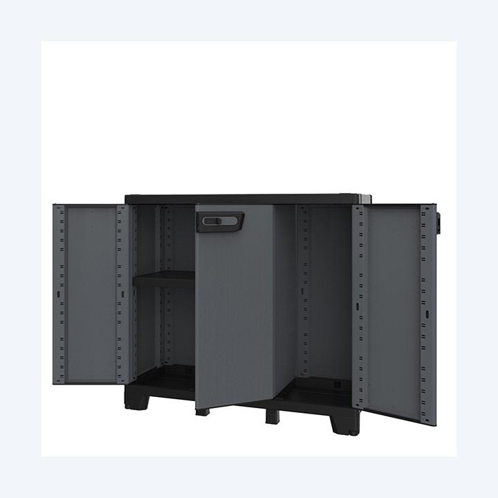 Armadio CAB102B ardesia 3 ante 102 x 39 — 105033 | Ecotempo