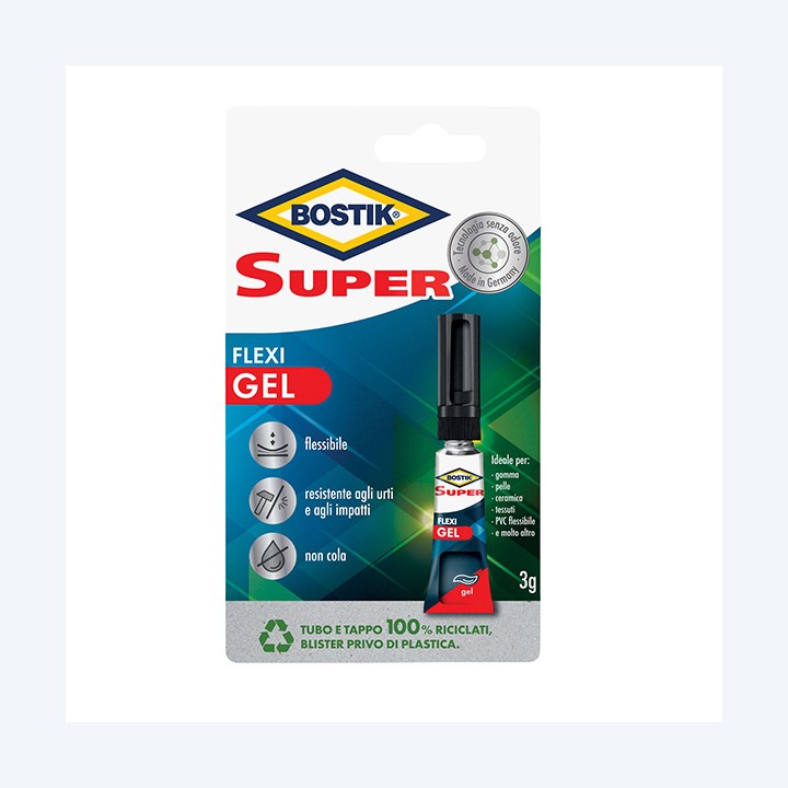 Colla istantanea Super Flexi Gel 3 gr — 105054 | Ecotempo