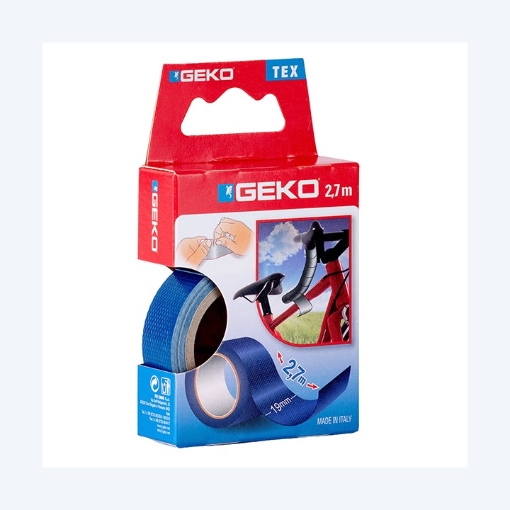Nastro adesivo telato Tex 19 mm x 2,7 m blu Geko | Ecotempo