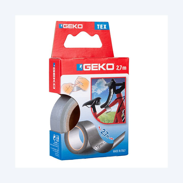 Nastro adesivo telato Tex 19 mm x 2,7 m grigio Geko | Ecotempo