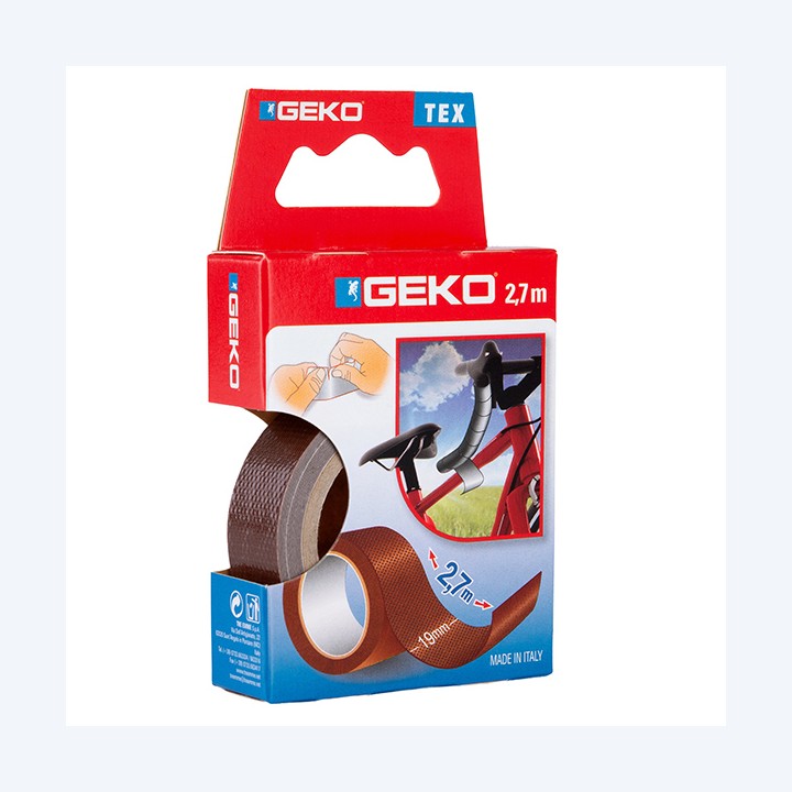 Nastro adesivo telato Tex 19 mm x 2,7 m marrone Geko | Ecotempo
