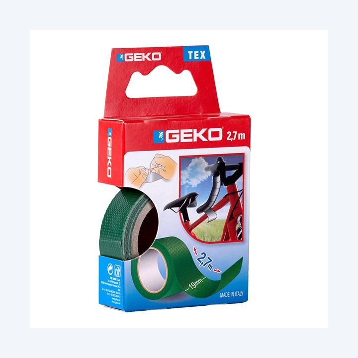 Nastro adesivo telato Tex 19 mm x 2,7 m verde Geko | Ecotempo