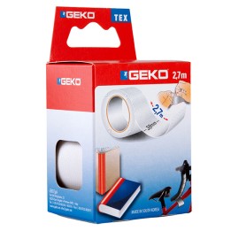 Nastro adesivo telato Tex 38 mm x 2,7 m bianco Geko | Ecotempo