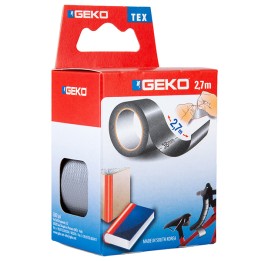 Nastro adesivo telato Tex 38 mm x 2,7 m grigio Geko | Ecotempo