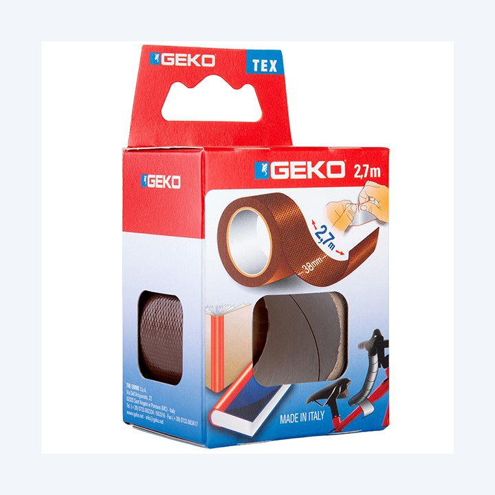 Nastro adesivo telato Tex 38 mm x 2,7 m marrone Geko | Ecotempo