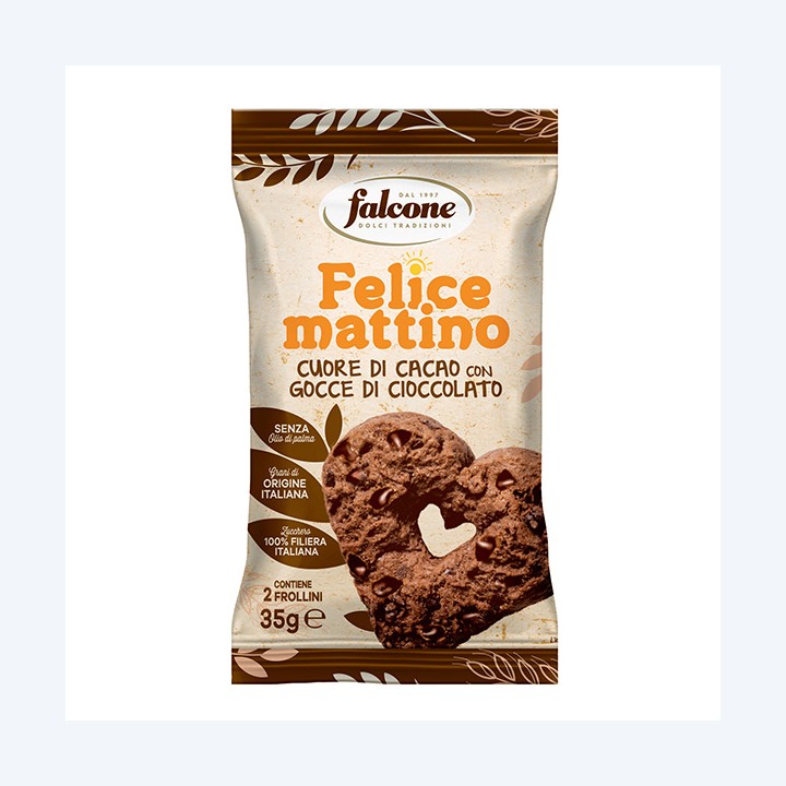 Dolciaria Falcone Cuore di cacao con — 105234 | Ecotempo