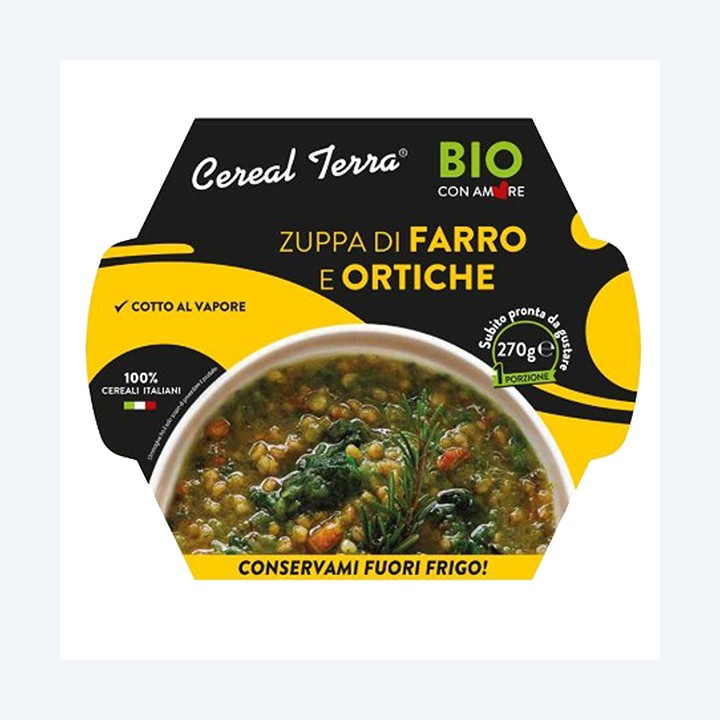 Zuppa di farro e ortiche 300 gr Cereal Terra | Ecotempo