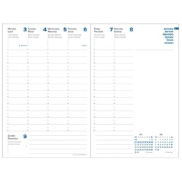 QUOVADIS Agenda settimanale Presidente — 105344 | Ecotempo