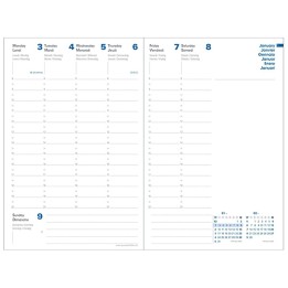 QUOVADIS Agenda settimanale Ministro — 105347 | Ecotempo