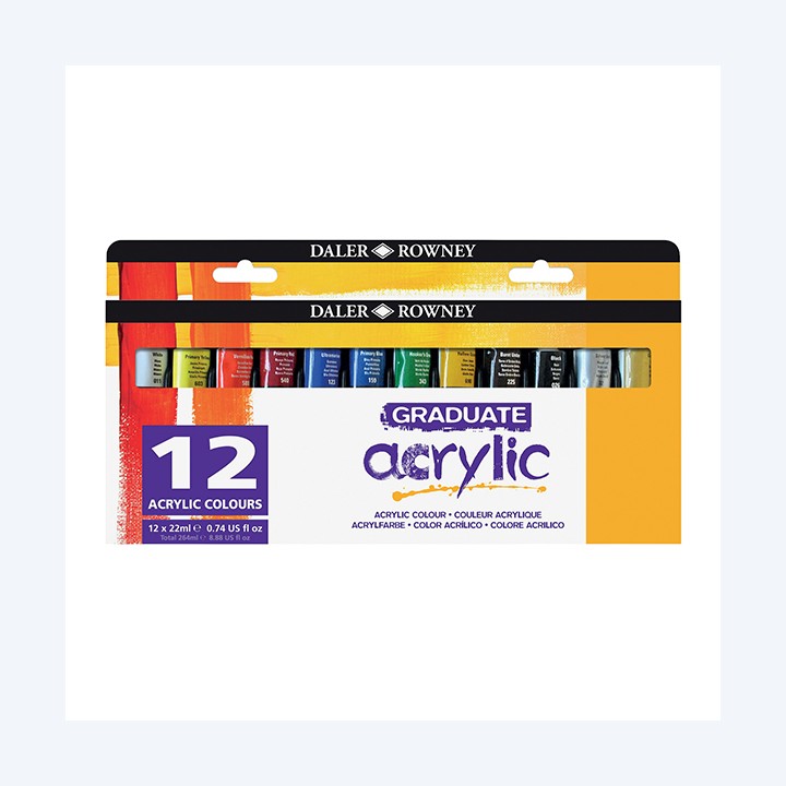 Colore acrilico fine Graduate 22 ml — 105410 | Ecotempo