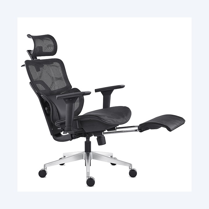 Seduta ergonomica con braccioli regolabili nero Unisit | Ecotempo