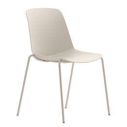 Seduta attesa Luna 4 gambe avorio Unisit | Ecotempo