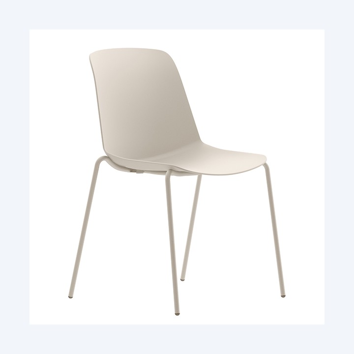 Seduta attesa Luna 4 gambe avorio Unisit | Ecotempo