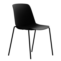 Seduta attesa Luna 4 gambe nero Unisit | Ecotempo