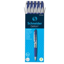 Penna gel Gelion+ a scatto punta 0.7 mm blu Schneider | Ecotempo
