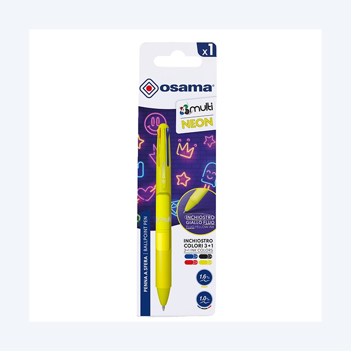 Penna a sfera 4 Multi Chrome punta 1,00 — 105483 | Ecotempo