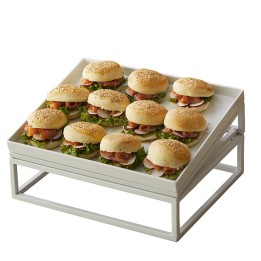 Supporto per vassoio inclinato bianco — 105518 | Ecotempo
