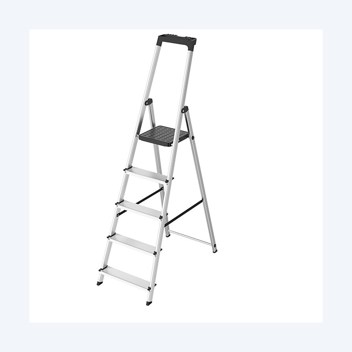 Scala in alluminio 5 gradini Verdelook | Ecotempo