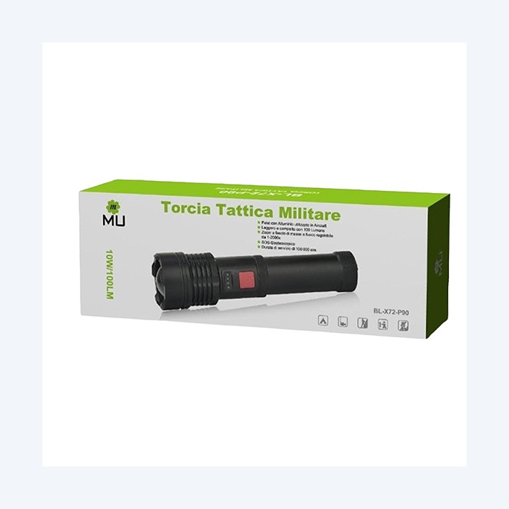 No Brand Lampada ricaricabile LED con funzione zoom | Ecotempo