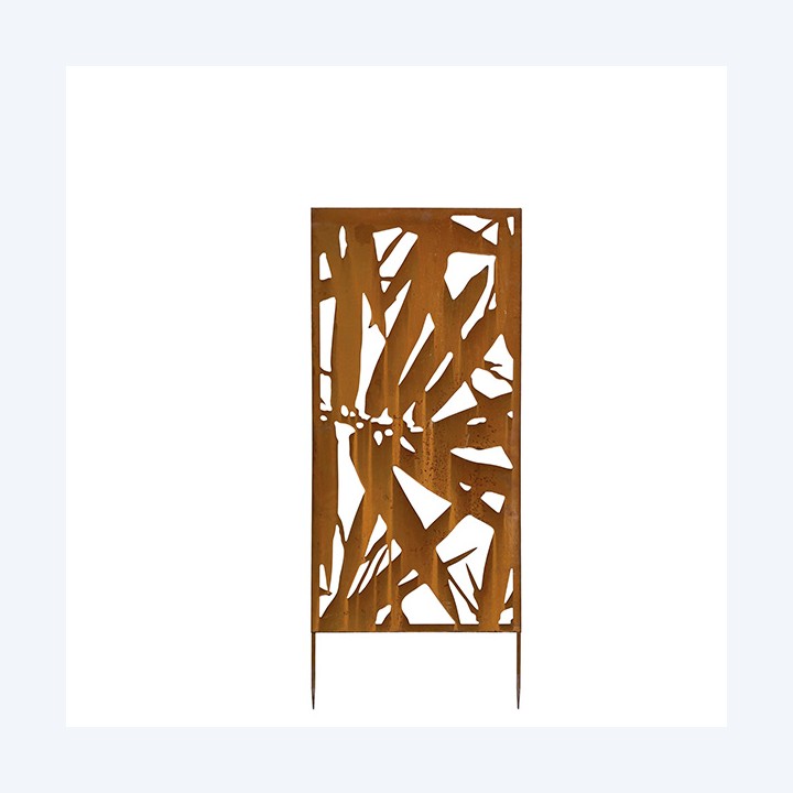 Pannello decorativo acciaio corten 50 x — 105575 | Ecotempo