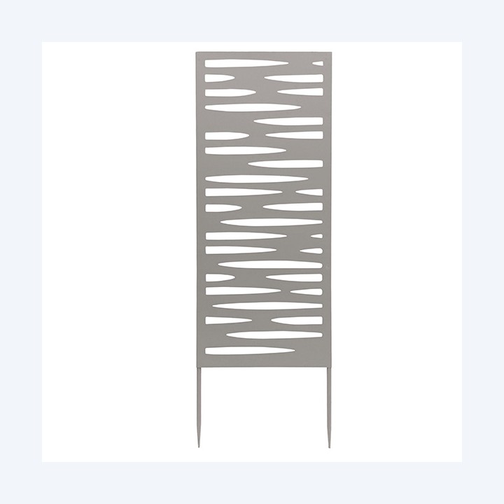 Pannello decorativo metallo 30 x 90 cm grigio Verdemax | Ecotempo