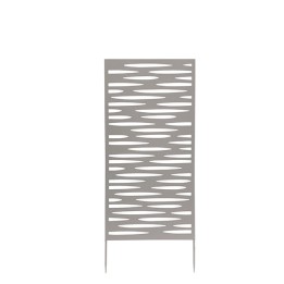 Pannello decorativo metallo 50 x 100 cm grigio Verdemax | Ecotempo