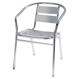 Sedia attesa alluminio 54 x 59 x 74 cm Verdelook | Ecotempo