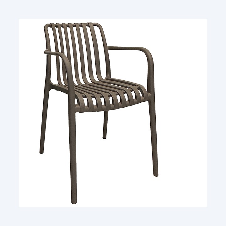Sedia Nives 56 x 42 x 81 cm PP tortora Verdelook | Ecotempo