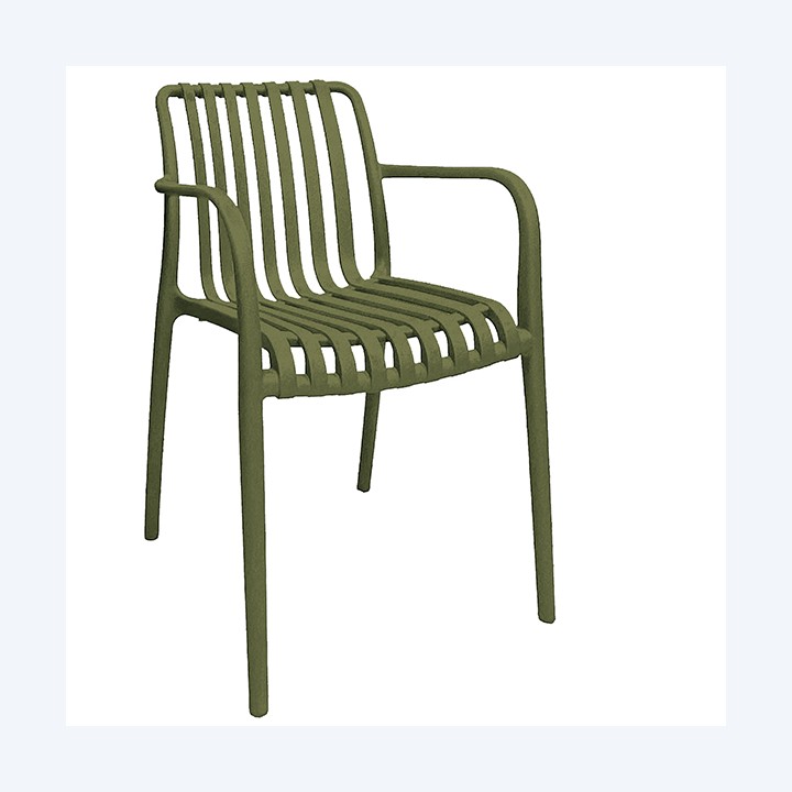 Sedia Nives 56 x 42 x 81 cm PP verde Verdelook | Ecotempo