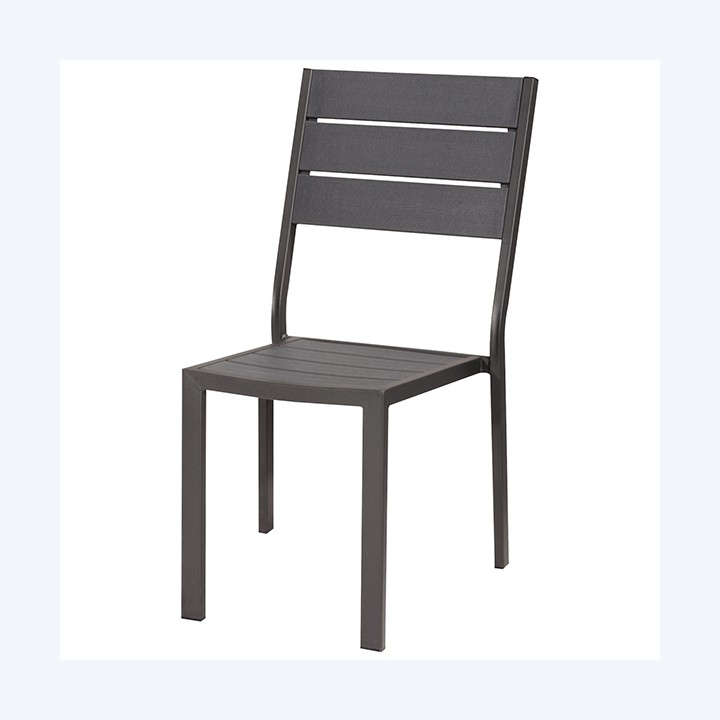 Sedia Tenerife 62 x 45 x 88 cm grigio Verdelook | Ecotempo