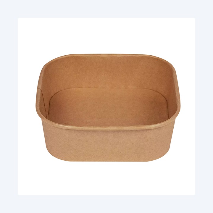 Bowl quadrata 900ml 17 x 17 cm avana — 105728 | Ecotempo