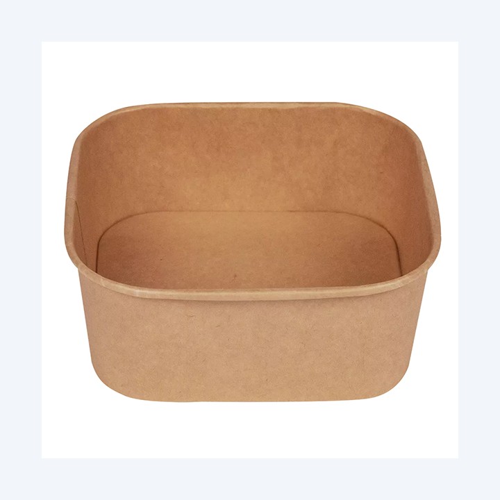 Bowl quadrata 1200ml 17 x 17 cm avana — 105729 | Ecotempo