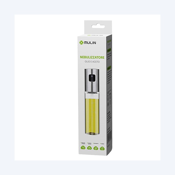 Nebulizzatore spray olio e aceto vetro 100ml Mulin | Ecotempo