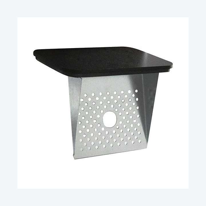 Posacenere murale acciaio 17,5 x 10,5 x — 105842 | Ecotempo