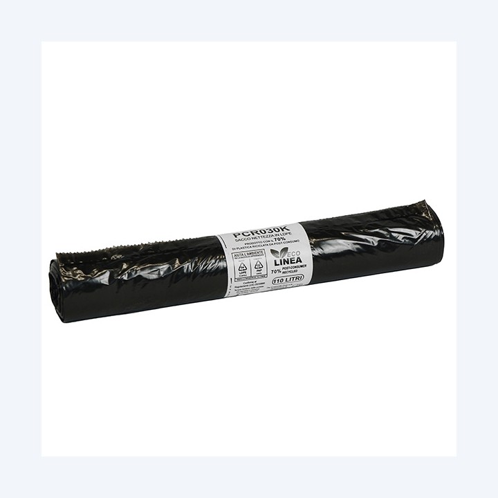 Sacco rifiuti PCR 72 x 110 cm 110 L 30 — 105859 | Ecotempo