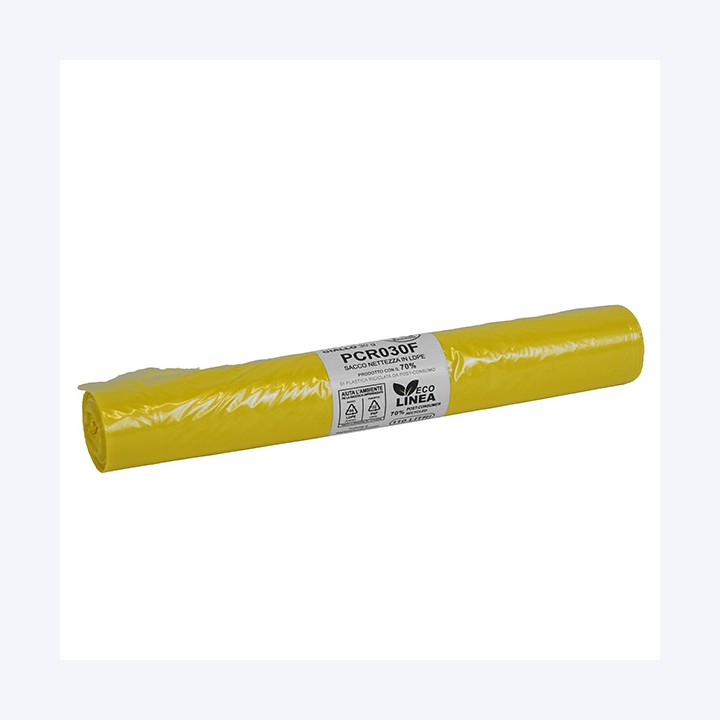 Sacco rifiuti PCR 72 x 110 cm 110 L 30 — 105861 | Ecotempo