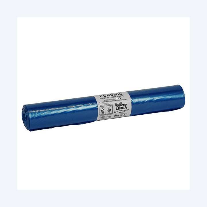 Sacco rifiuti PCR 72 x 110 cm 110 L 30 — 105864 | Ecotempo