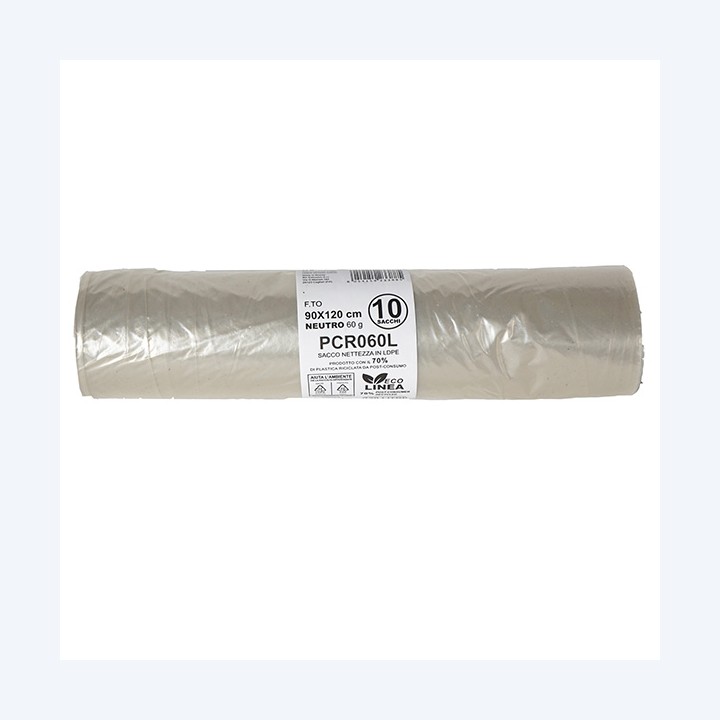 Sacco rifiuti PCR 90 x 120 cm 120 L 60 — 105865 | Ecotempo