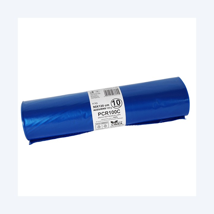 Sacco rifiuti PCR 90 x 120 cm 120 L 60 — 105867 | Ecotempo
