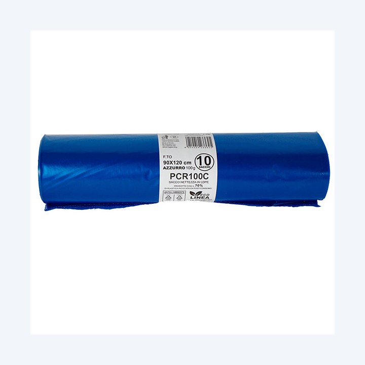 Sacco rifiuti PCR 90 x 120 cm 120 L 100 — 105870 | Ecotempo