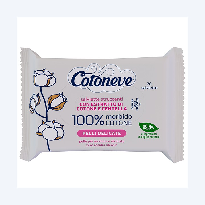 Salvietta struccante pelli delicate — 105931 | Ecotempo